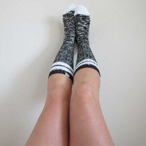 Victoria's Secret PINK Crew Loose  Socks NWOT Rare Find One Size